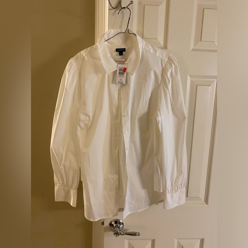 TORRID- button down dress shirt- long sleeve